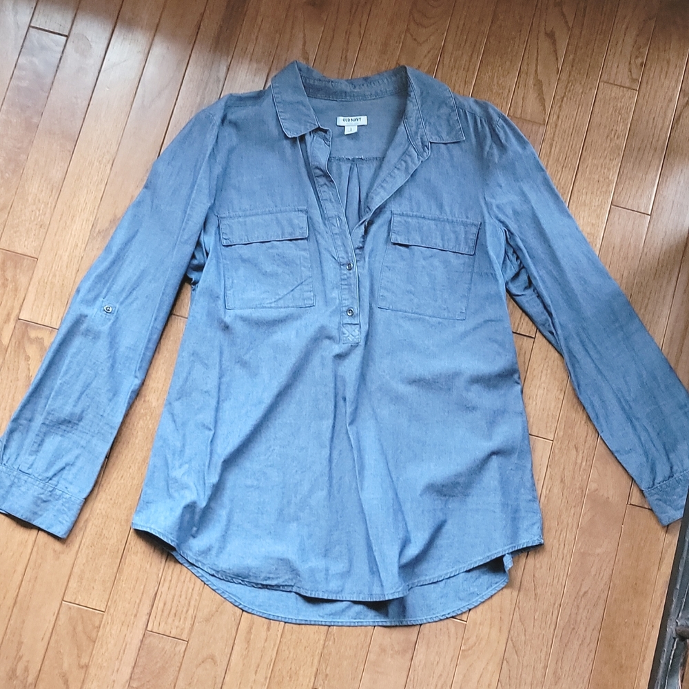 Old Navy Denim Blouse